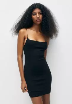 Летнее платье PULL&BEAR, черный
