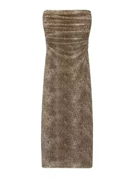 Летнее платье Pull&Bear, коричневый