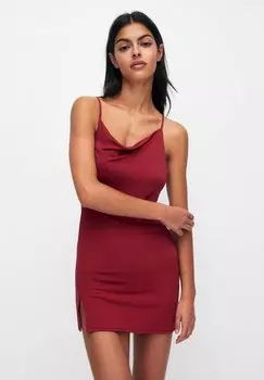 Летнее платье PULL&BEAR, красный