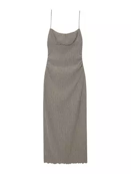Летнее платье Pull&Bear, серый
