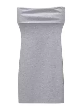 Летнее платье Pull&Bear Summer Dress, пятнистый серый