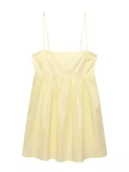 Летнее платье Pull&Bear Summer Dress, цвет light yellow