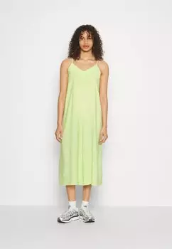 Летнее платье ярко-зеленого цвета Vero Moda, зеленый