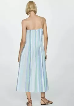 Летнее платье RANIE Mango, темно-синий