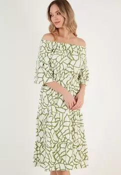 Летнее платье REGULAR FIT LELA, зеленый