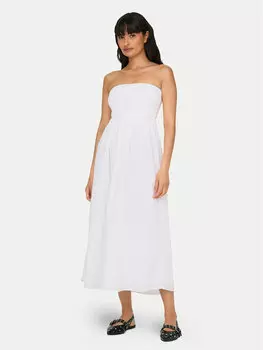 Летнее платье regular fit Only, белый
