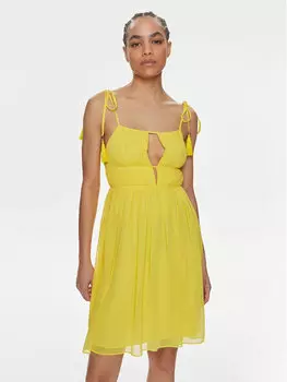 Летнее платье regular fit Patrizia Pepe, желтый
