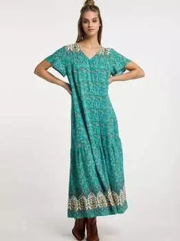 Летнее платье с цветочным принтом Usha, мультиколор