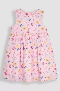 Летнее платье с цветочным узором Jojo Maman Bb, розовый