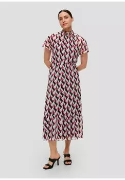 Летнее платье s.Oliver BLACK LABEL, антрацитовый меланж