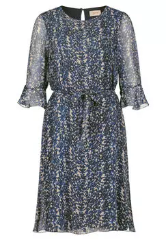 Летнее платье с рукавами 3/4. Cartoon, синий