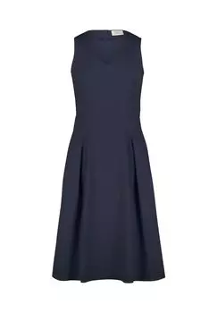 Летнее платье с V-образным вырезом Vera Mont, цвет Night Sky