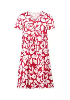 Летнее платье с V-образным вырезом Vera Mont, мультиколор