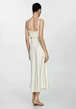 Летнее платье Sagaro Mango, слоновая кость