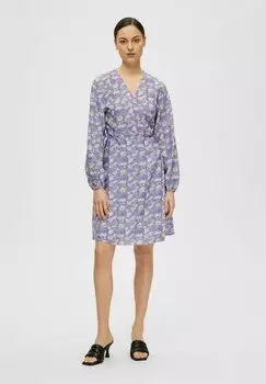 Летнее платье Selected, сиреневый