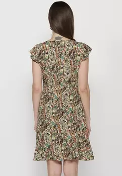 Летнее платье Short Sleeve Koroshi, разноцветное