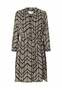 Летнее платье SLFDAMINA 7/8 ПЛАТЬЕ Selected Femme, черный