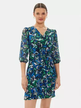 Летнее платье slim fit Morgan, синий