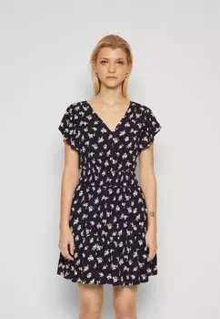 Летнее платье Smock Mini Dress GAP, цвет navy