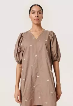 Летнее платье Soaked in Luxury, светло-коричневый