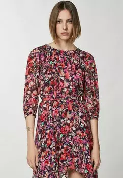 Летнее платье Soft Patrizia Pepe, цвет martianredflower