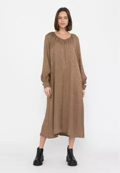 Летнее платье Soft Rebels, коричневый