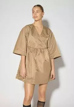 Летнее платье SOMETHINGNEW, бежевый