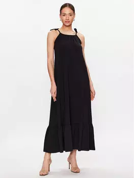 Летнее платье стандартного кроя B.Young, черный