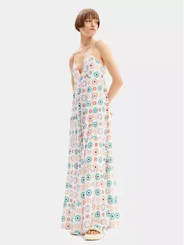 Летнее платье стандартного кроя Desigual, белый
