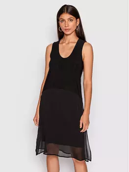 Летнее платье стандартного кроя Dkny, черный