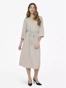 Летнее платье стандартного кроя Jdy, бежевый