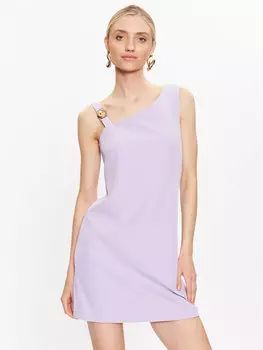 Летнее платье стандартного кроя Just Cavalli, фиолетовый