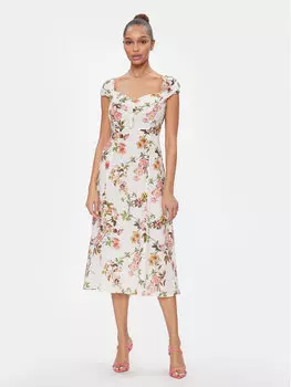 Летнее платье стандартного кроя Luisa Spagnoli, белый