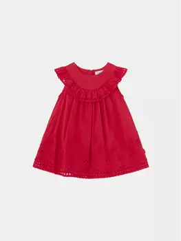 Летнее платье стандартного кроя Mayoral, красный