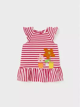 Летнее платье стандартного кроя Mayoral, красный