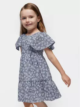 Летнее платье стандартного кроя Mayoral, синий