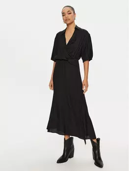 Летнее платье стандартного кроя Pinko, черный