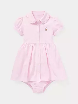 Летнее платье стандартного кроя Polo Ralph Lauren, розовый