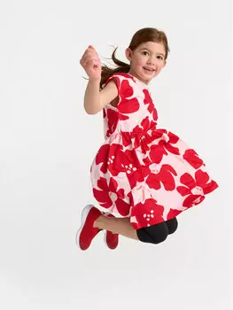 Летнее платье стандартного кроя Reima, красный