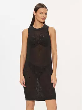 Летнее платье стандартного кроя Tommy Jeans, черный