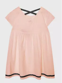 Летнее платье стандартного кроя United Colors Of Benetton, розовый