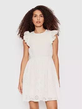 Летнее платье стандартного кроя Vero Moda, белый