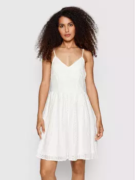 Летнее платье стандартного кроя Vero Moda, белый