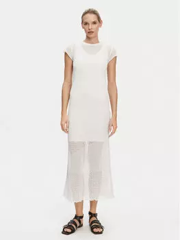 Летнее платье стандартный крой 104643 A2EB Z04 Pinko, белый
