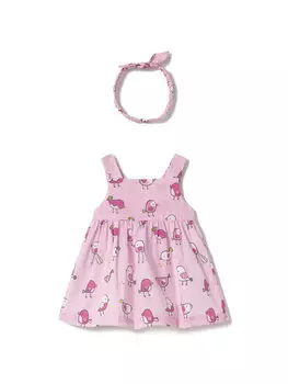 Летнее платье стандартный крой 1873 Mayoral, розовый