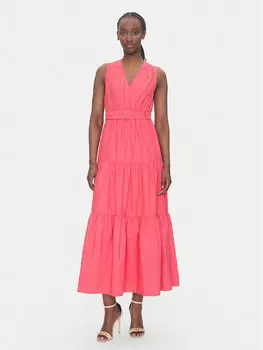 Летнее платье стандартный крой 251-RASKA Morgan, розовый