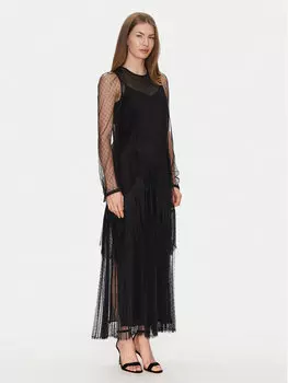 Летнее платье стандартный крой 251TP2510 Twinset, черный