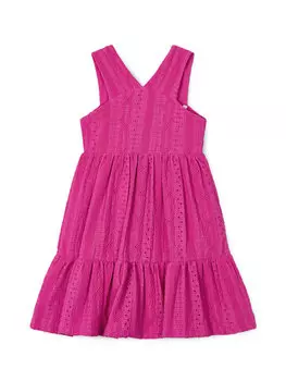 Летнее платье стандартный крой 3962 Mayoral, красный