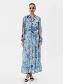 Летнее платье стандартный крой 4YDD630L Hale Bob, синий