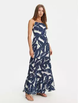 Летнее платье стандартный крой 511FD15021 Gaudi, синий
